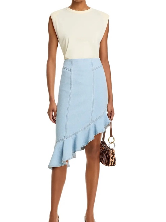 Generation Love Dresses & Skirts - GENERATION LOVE Sable Cascade Denim Skirt with stretch size 8/29 women's NWT